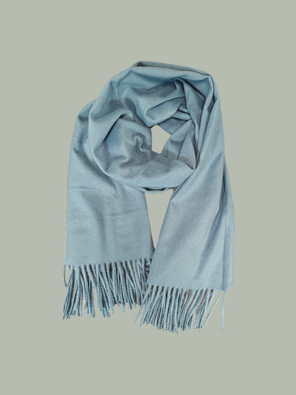 Mykt grått kasjmirskjerf