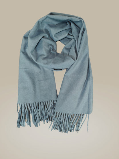 Mykt grått kasjmirskjerf