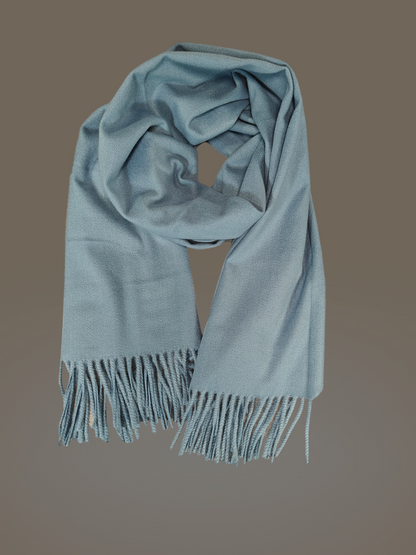 Mykt grått kasjmirskjerf