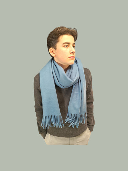 Mykt grått kasjmirskjerf