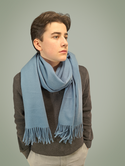 Mykt grått kasjmirskjerf