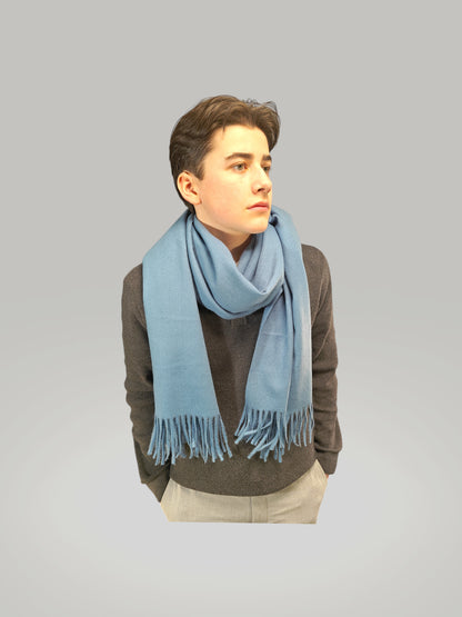 Mykt grått kasjmirskjerf