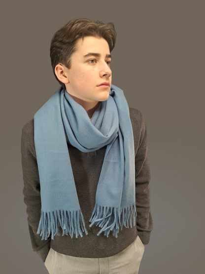 Mykt grått kasjmirskjerf